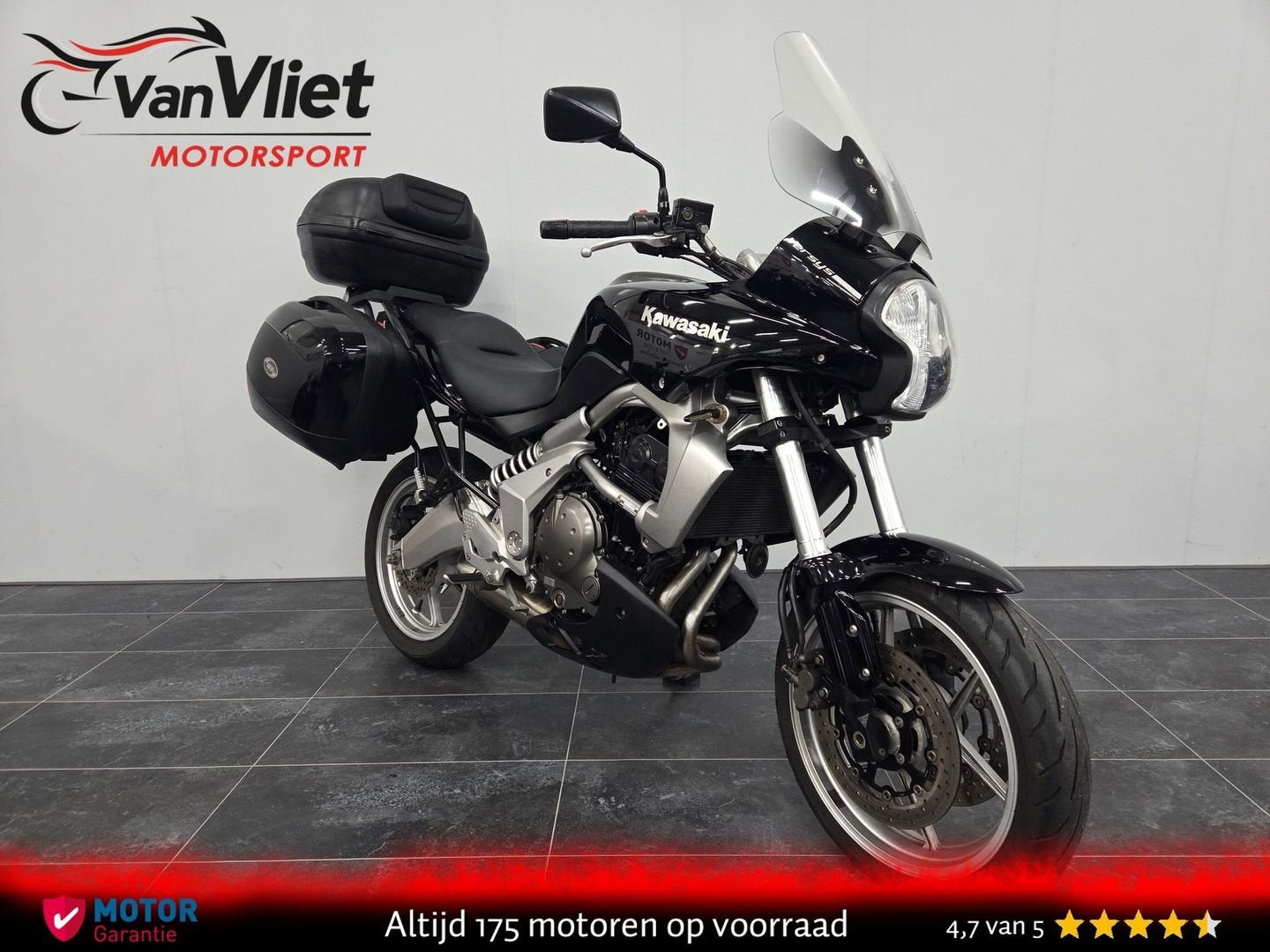 Erg Mooie Kawasaki Versys 650 Zwart 2007 28095km.!, Bedrijf, Onbekend, KAWASAKI, Overig