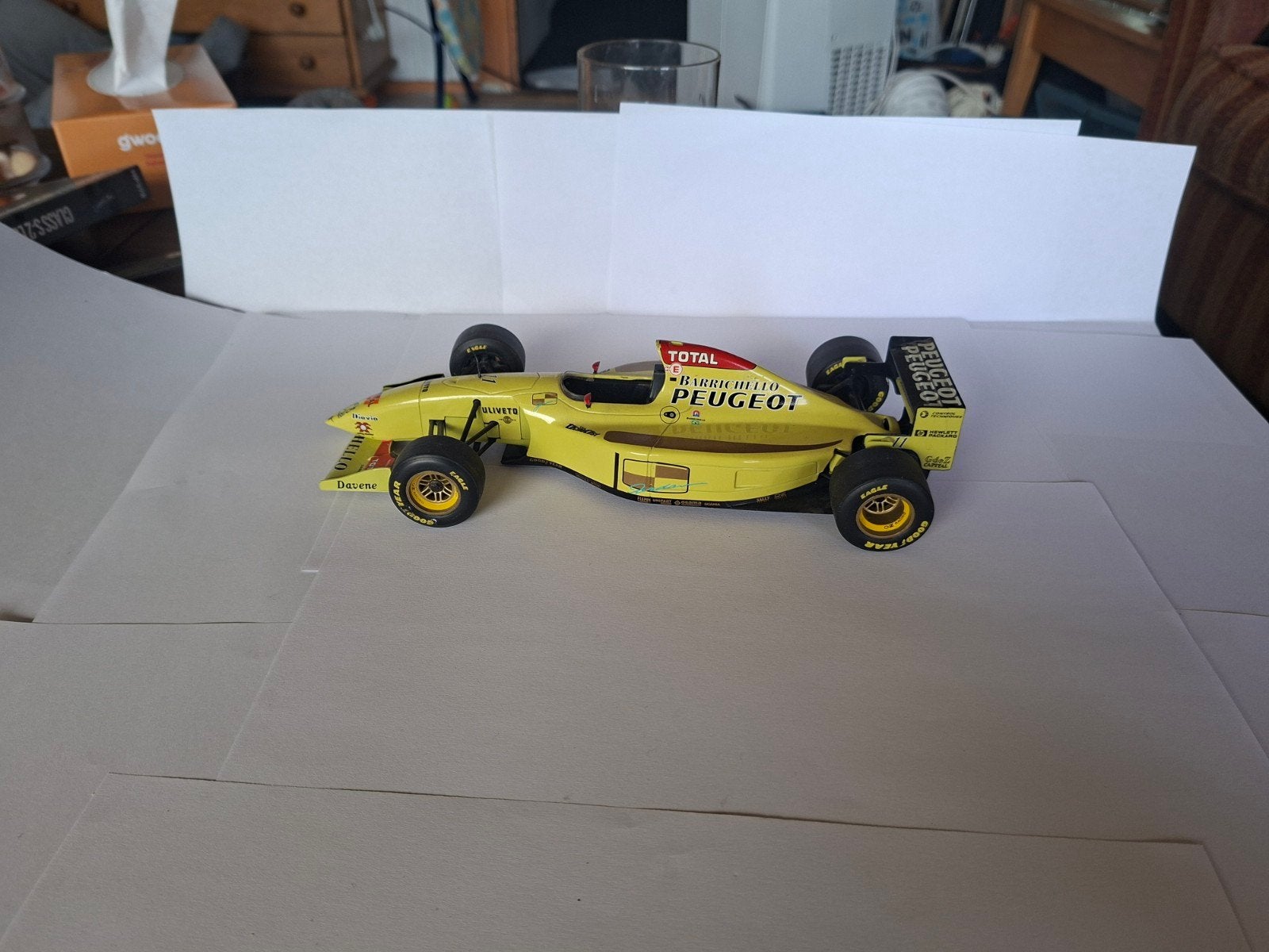 Minichamps Jordan Peugeot 196 1996 1:18 Formule 1, Ophalen of Verzenden, Zo goed als nieuw, MiniChamps