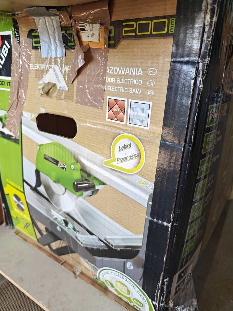 Rubi Active 200 Tegelzaag, Ophalen, Gebruikt, Overige typen, 600 tot 1200 watt