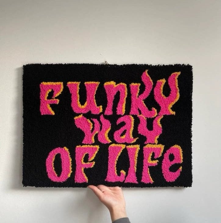 Handgemaakt kunstwerk, Ophalen, Textiel, Handgemaakt, Nieuw