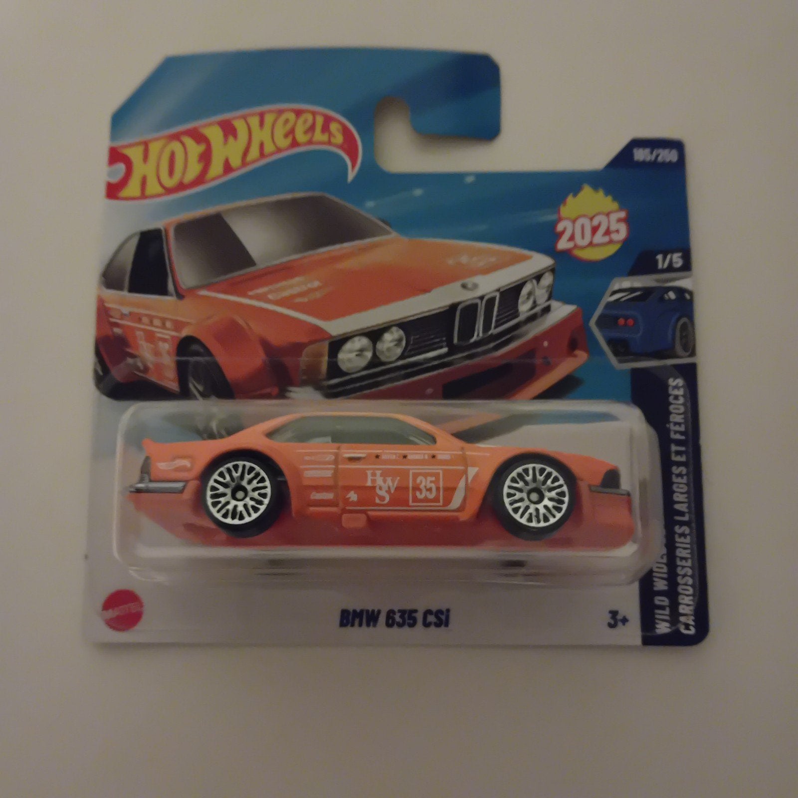 Hotwheels Bmw 635 csi, Hobby en Vrije tijd, Ophalen of Verzenden, Nieuw, Auto