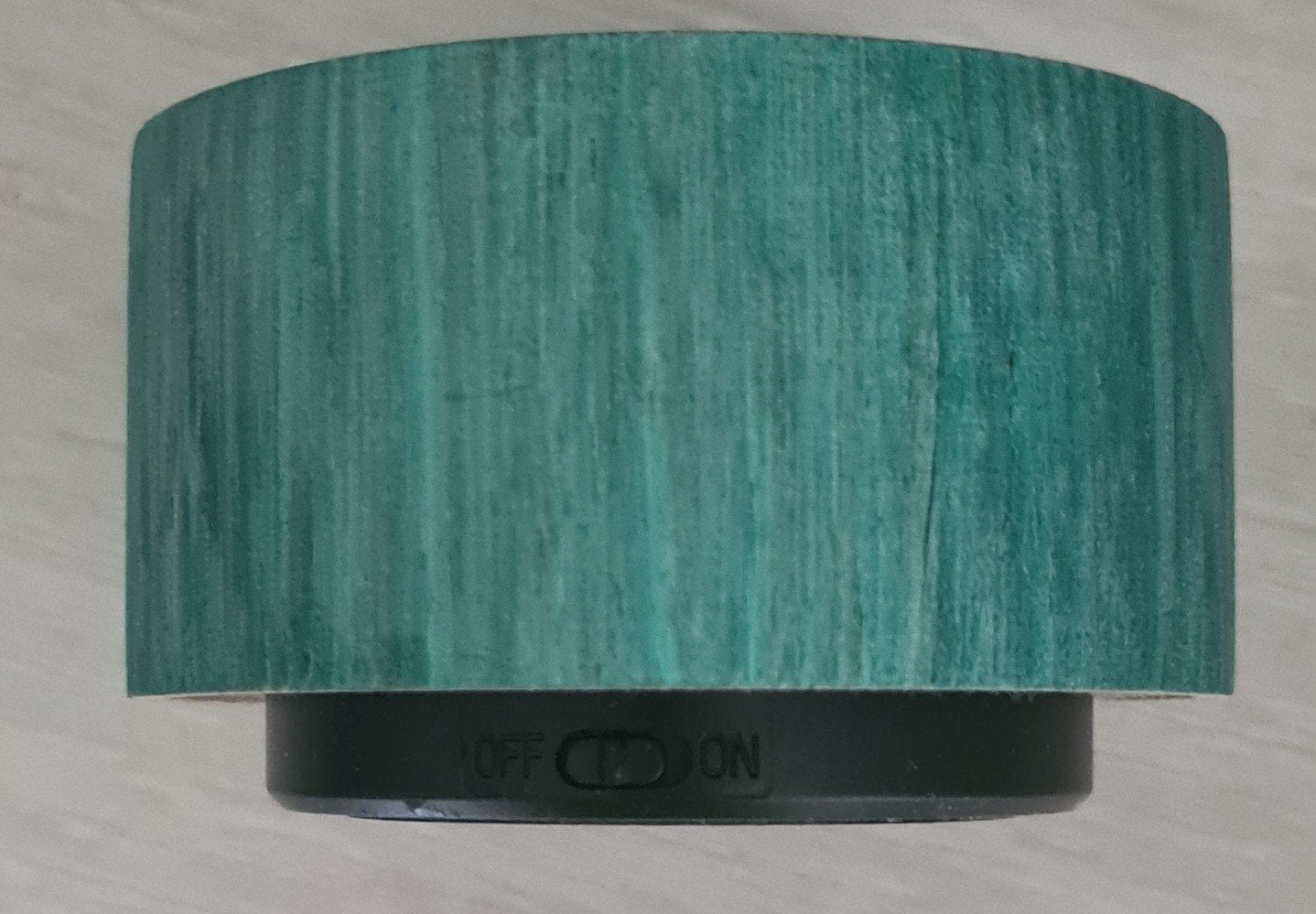 Mini Bluetooth speaker bamboe metallic blauwgroen, Audio, Tv en Foto, Luidsprekers, Overige merken, Overige typen, Ophalen of Verzenden