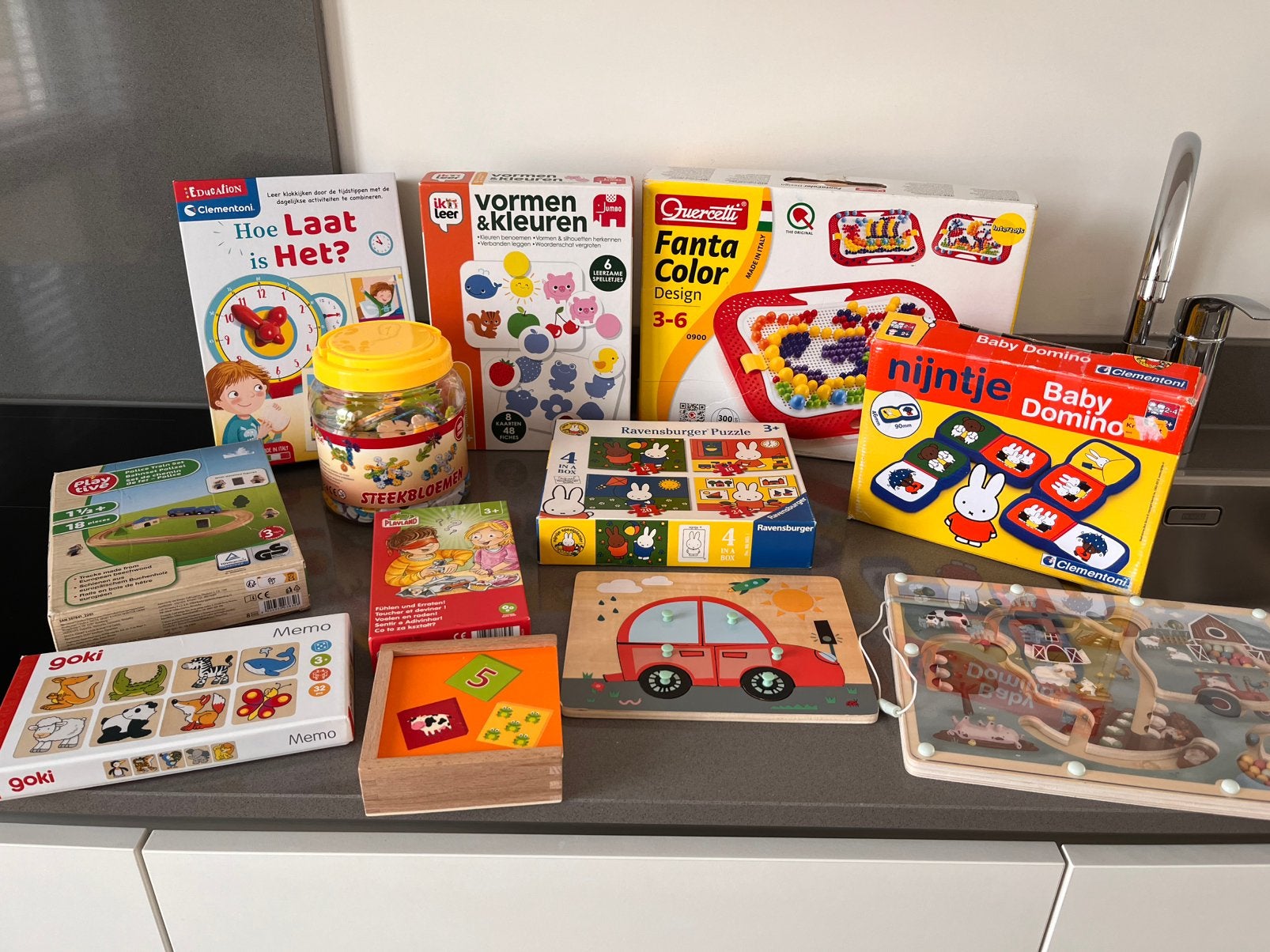 Leuke peuter/kleuter spelletjes - educatief, creatief & leuk, Ophalen of Verzenden, Zo goed als nieuw