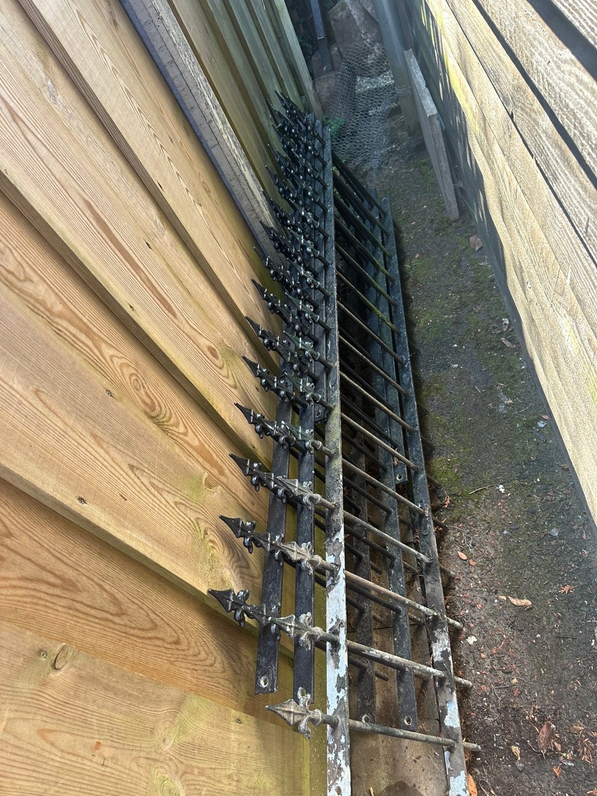Hek metaal, Tuin en Terras, Ophalen, Zo goed als nieuw, IJzer, Sierhekwerk