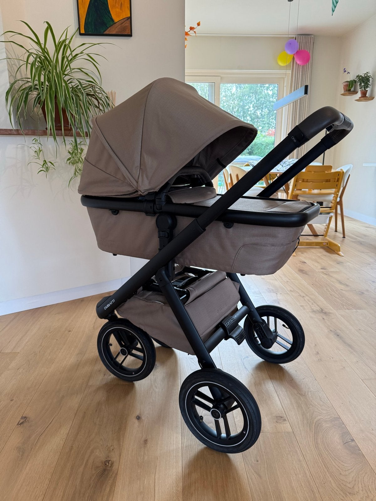 Dubatti One kinderwagen met complete accessoires set, Zo goed als nieuw, Combiwagen, Met autostoeltje, Ophalen