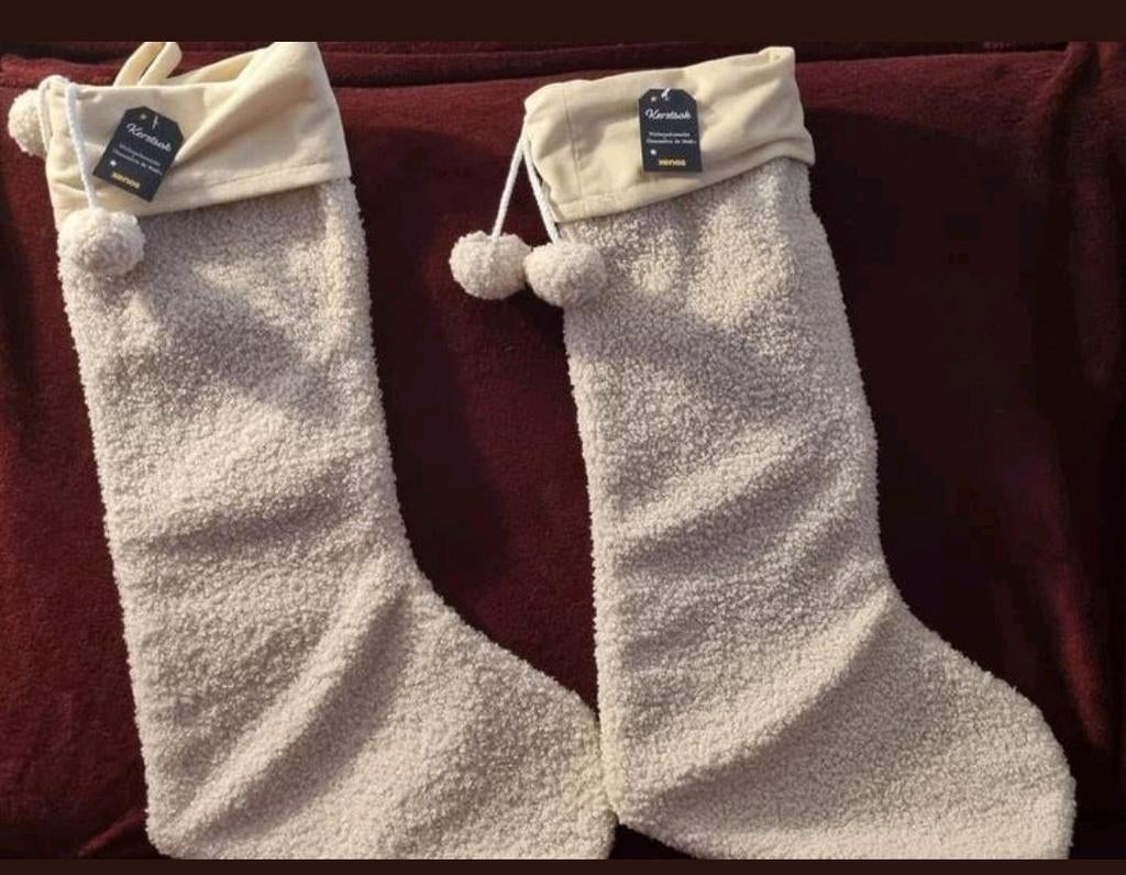 Kerst schoorsteen cadeau sokken, Diversen, Kerst, Ophalen of Verzenden, Zo goed als nieuw