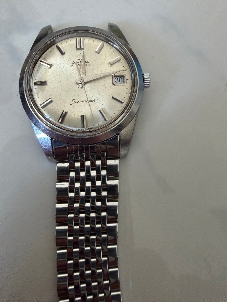 Omega Beads of Rice 1502 bracelet, 18 mm horlogeband NIEUW, Ophalen of Verzenden, Nieuw, Zilver, Jongen of Meisje