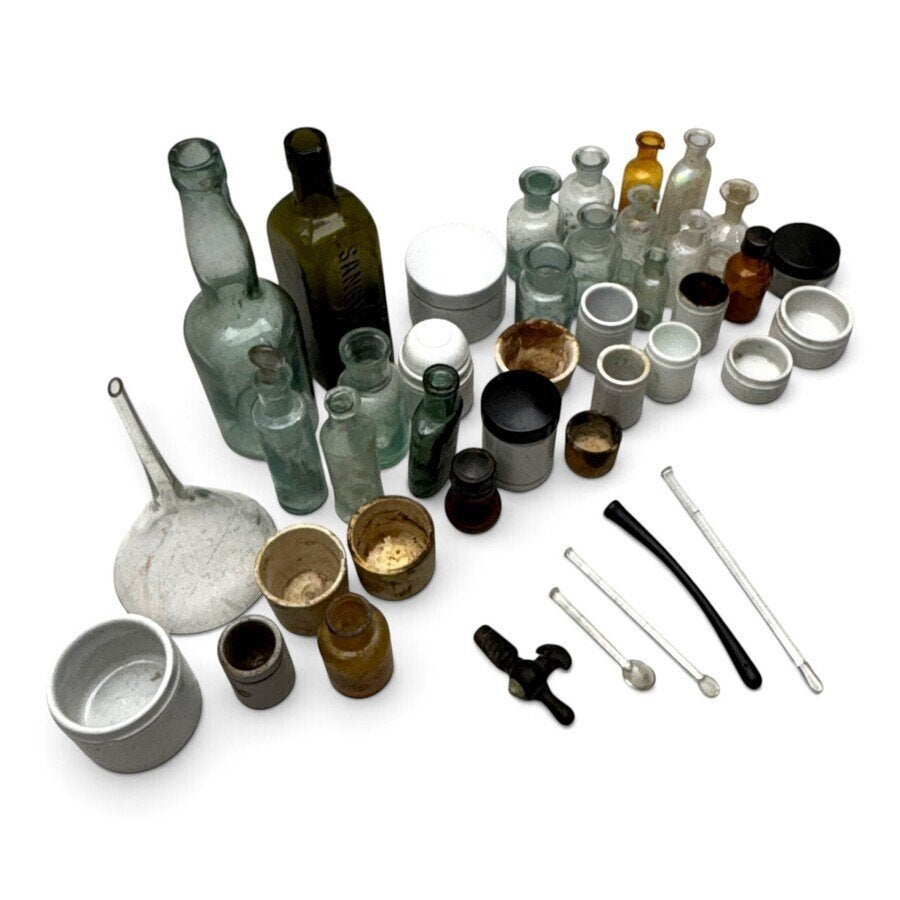 Lot divers apothekersglaswerk, Ophalen of Verzenden