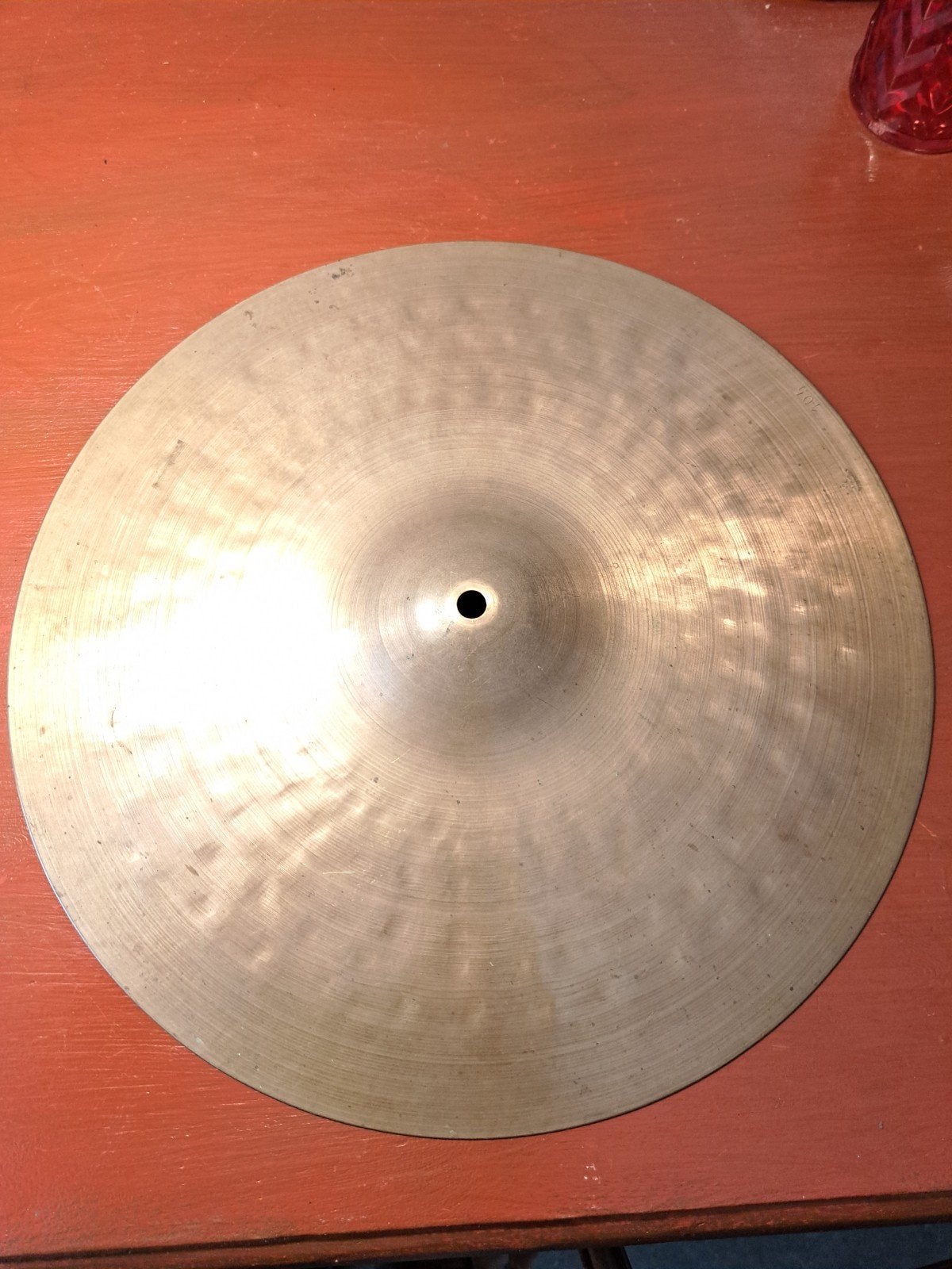 bijzonder 15 inch cimbal bekken constantinople antiek hihat, Ophalen, Gebruikt, Drums of Percussie