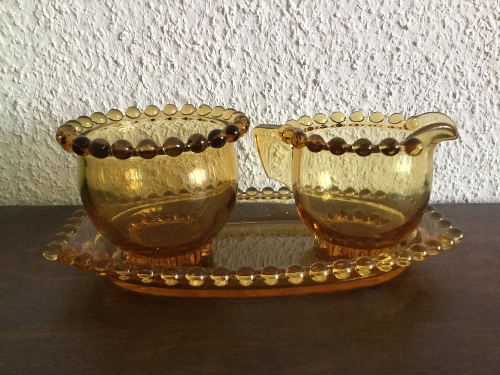 vintage melk en suiker set op dienblad Rudolf Schroter, Ophalen of Verzenden