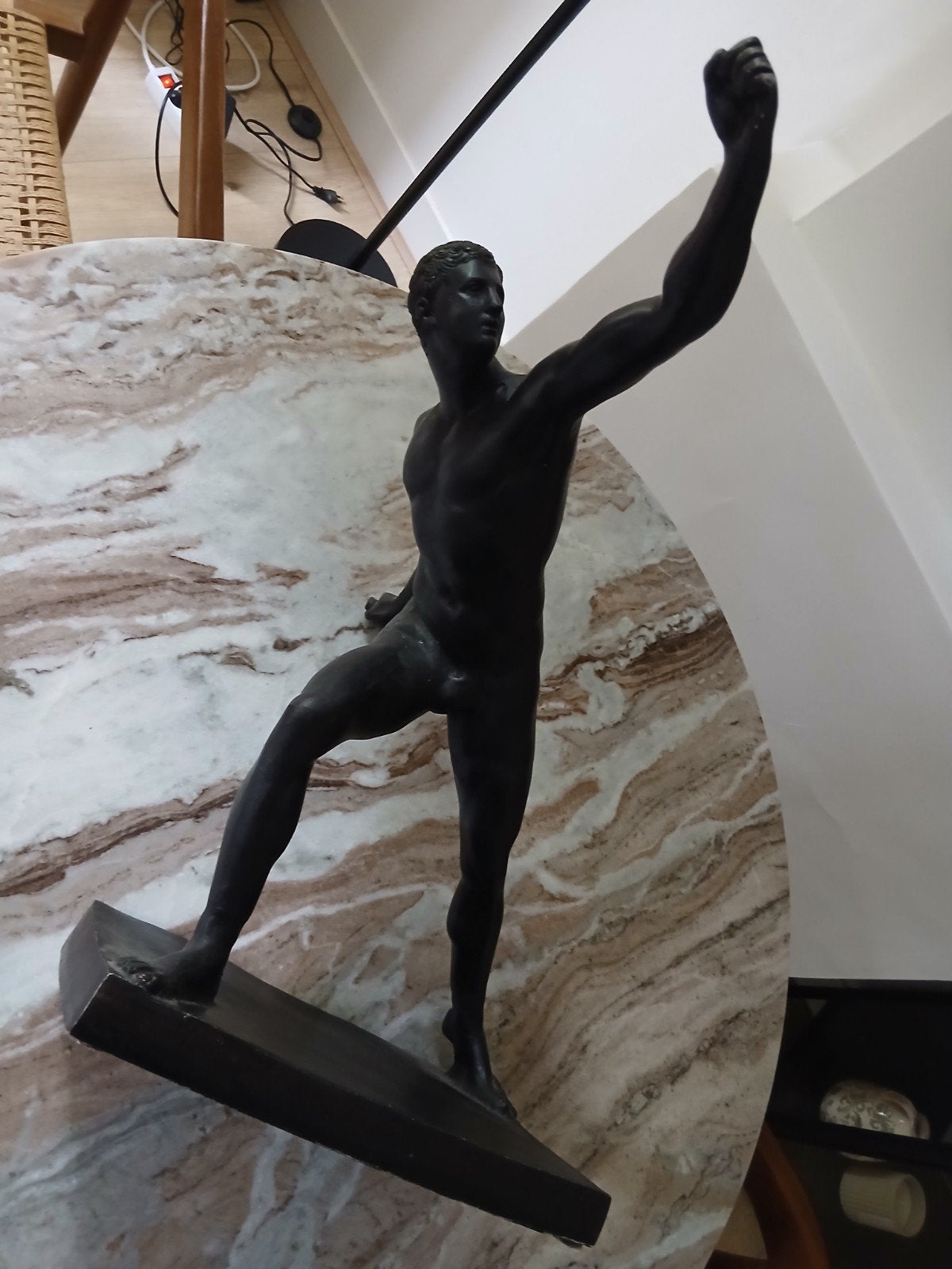 Grieks of Romeins beeld Borghese Gladiator beeld, Ophalen