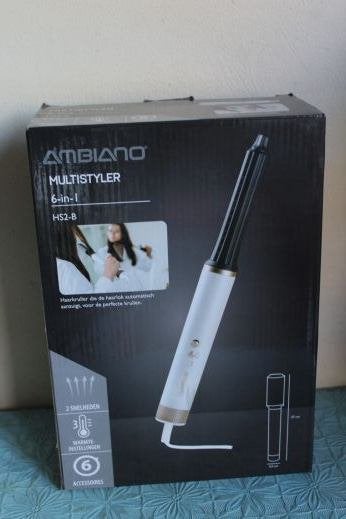 Ambiano Multistyler 6-in-1 HS2-B - Haarstyling set, Ophalen of Verzenden, Zo goed als nieuw, Haarverzorging
