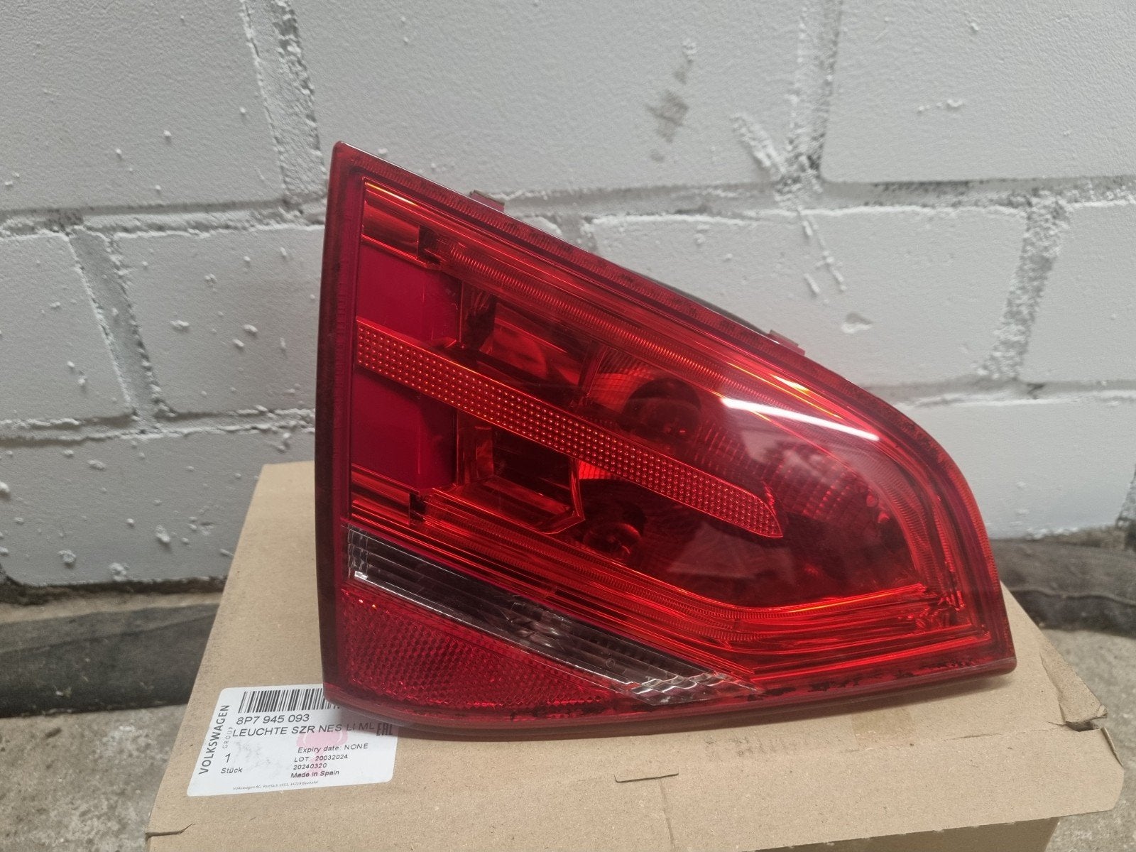 Achterlichtunit links in achterklep Audi A3 Cabrio, Ophalen of Verzenden, Gebruikt, Audi
