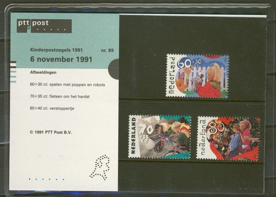 PTT Post M89 1991 Kinderzegels Postzegels p-89 jdu, Verzenden, Na 1940, Postfris