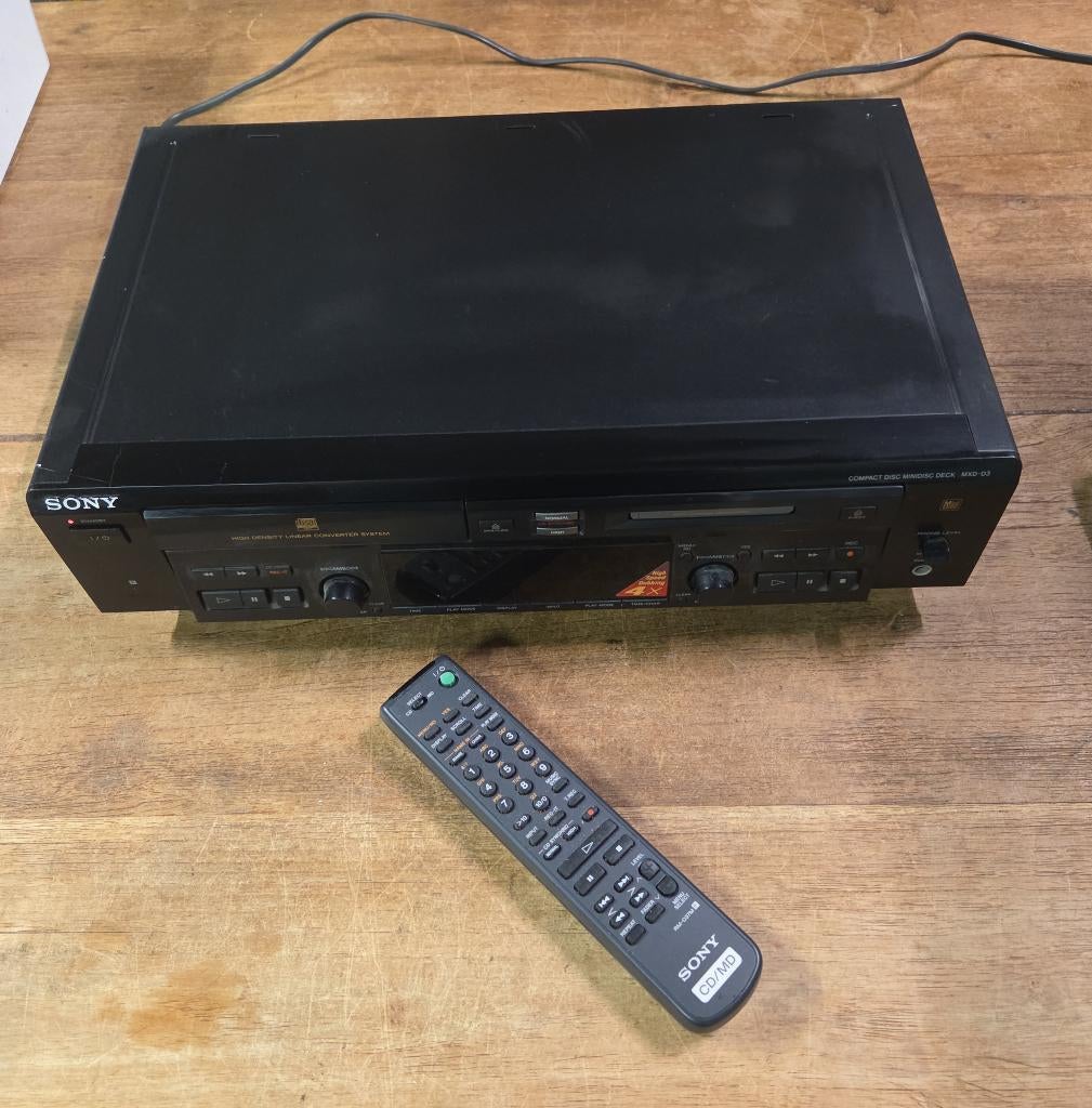 Sony MXD-D3 CD Player & Minidisc, Gebruikt, Ophalen of Verzenden, X, Sony
