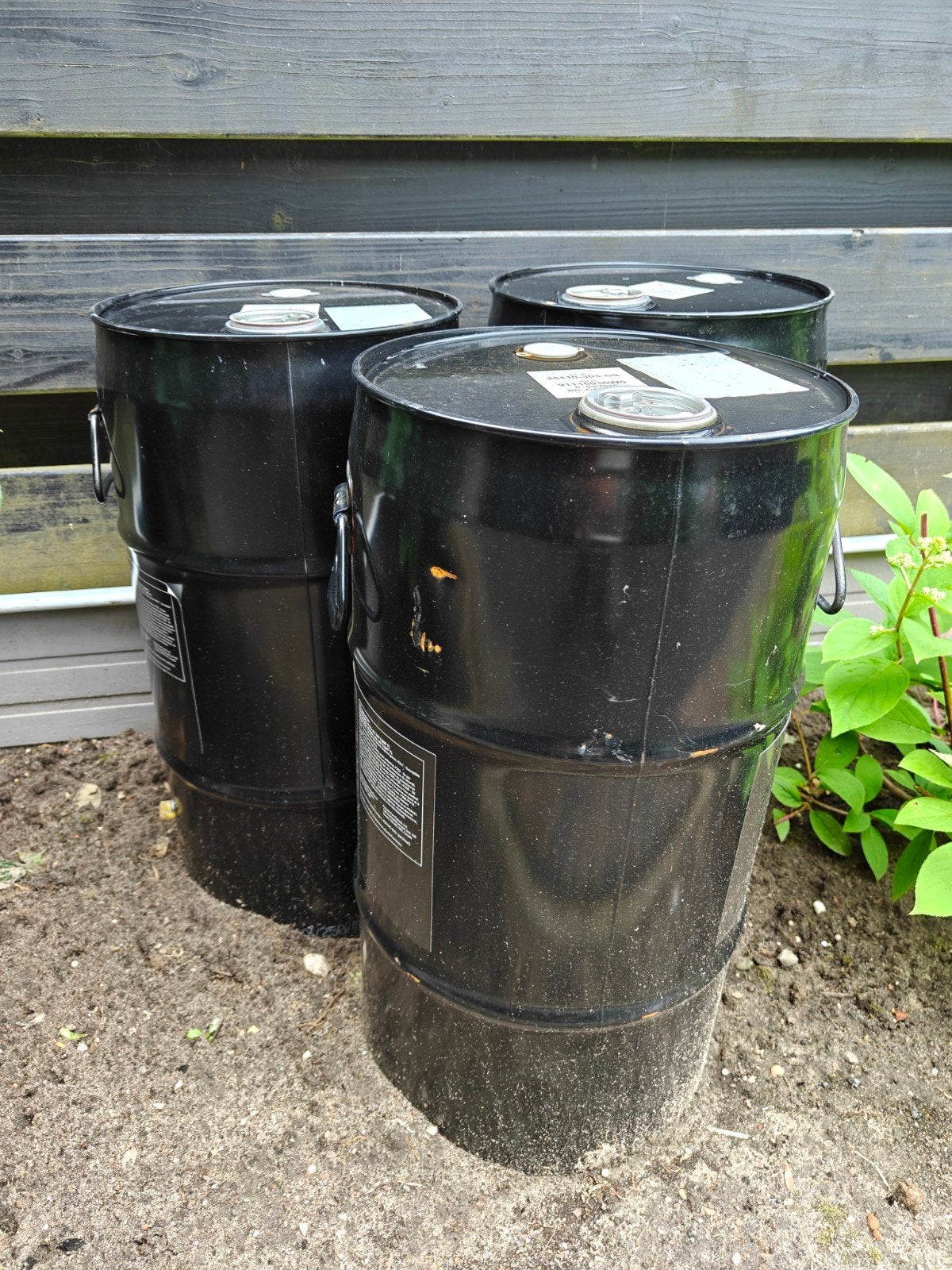 Oliedrum 30liter / olievat / vuurton, Ophalen, Gebruikt, Vuurton