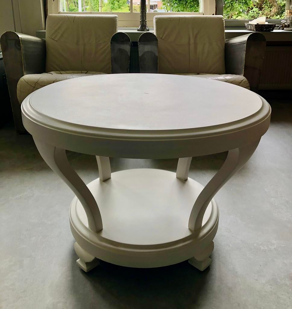Brocante café salon tafel Artdeco, Ophalen, 50 tot 100 cm, Zo goed als nieuw, Minder dan 50 cm