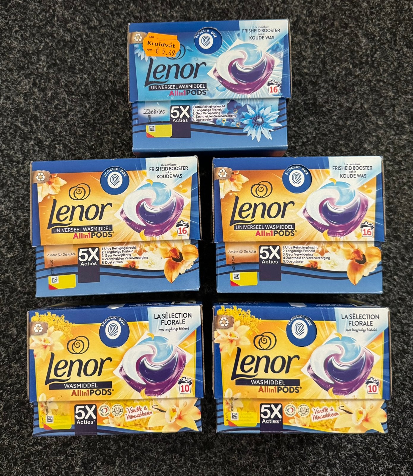 Lenor waspods nieuw | 68 stuks, Verzenden, Schoonmaakmiddel