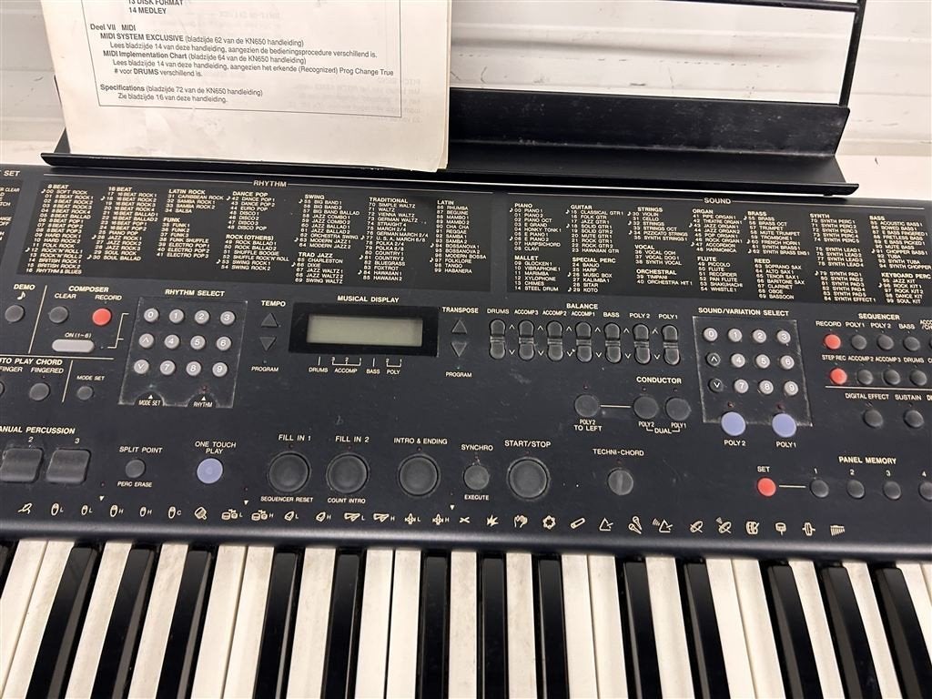 A7536. Technics SX-KN750 keyboard, Muziek en Instrumenten, Keyboards, Ophalen, Gebruikt, 61 toetsen, Technics
