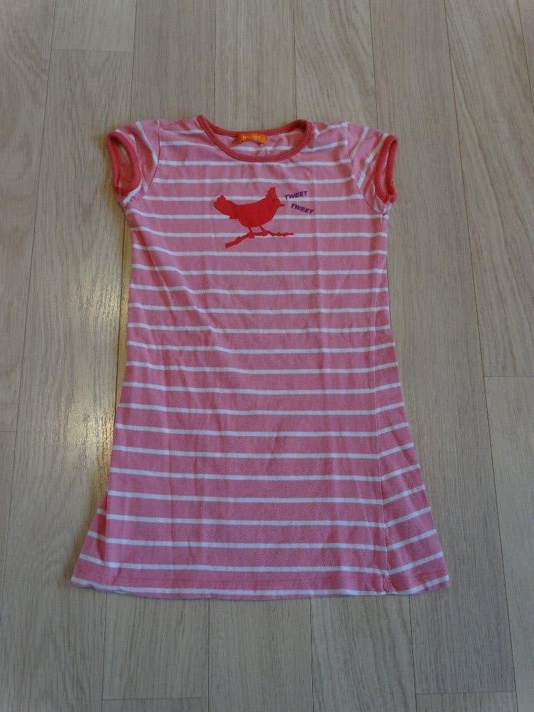 Roze jurk Hema mt 110-116, Ophalen of Verzenden, Zo goed als nieuw, Meisje, Jurk of Rok