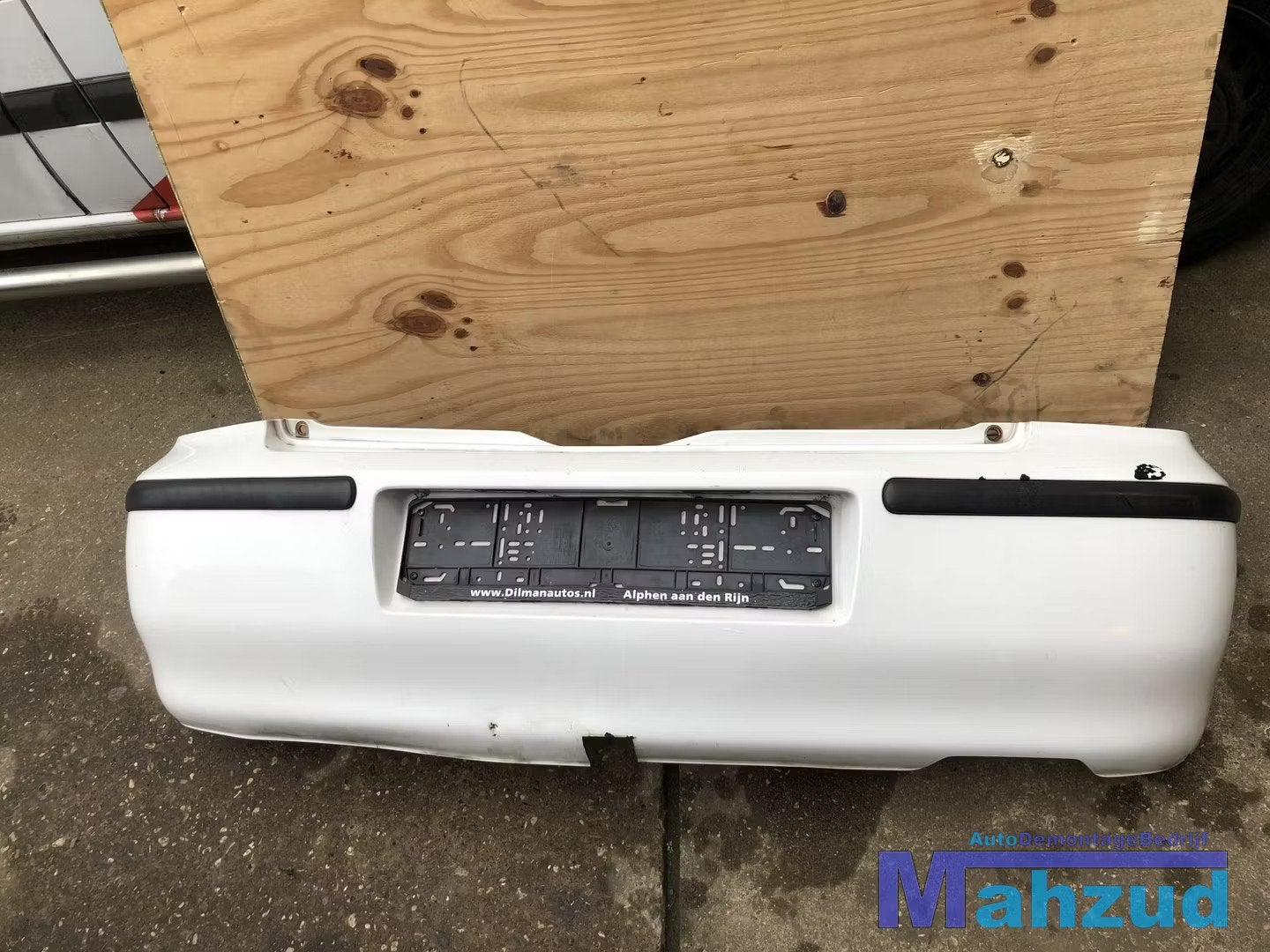 VW POLO 6N2 WIT achterbumper 1999-2001, Gebruikt, Volkswagen, Volkswagen AG, Achter