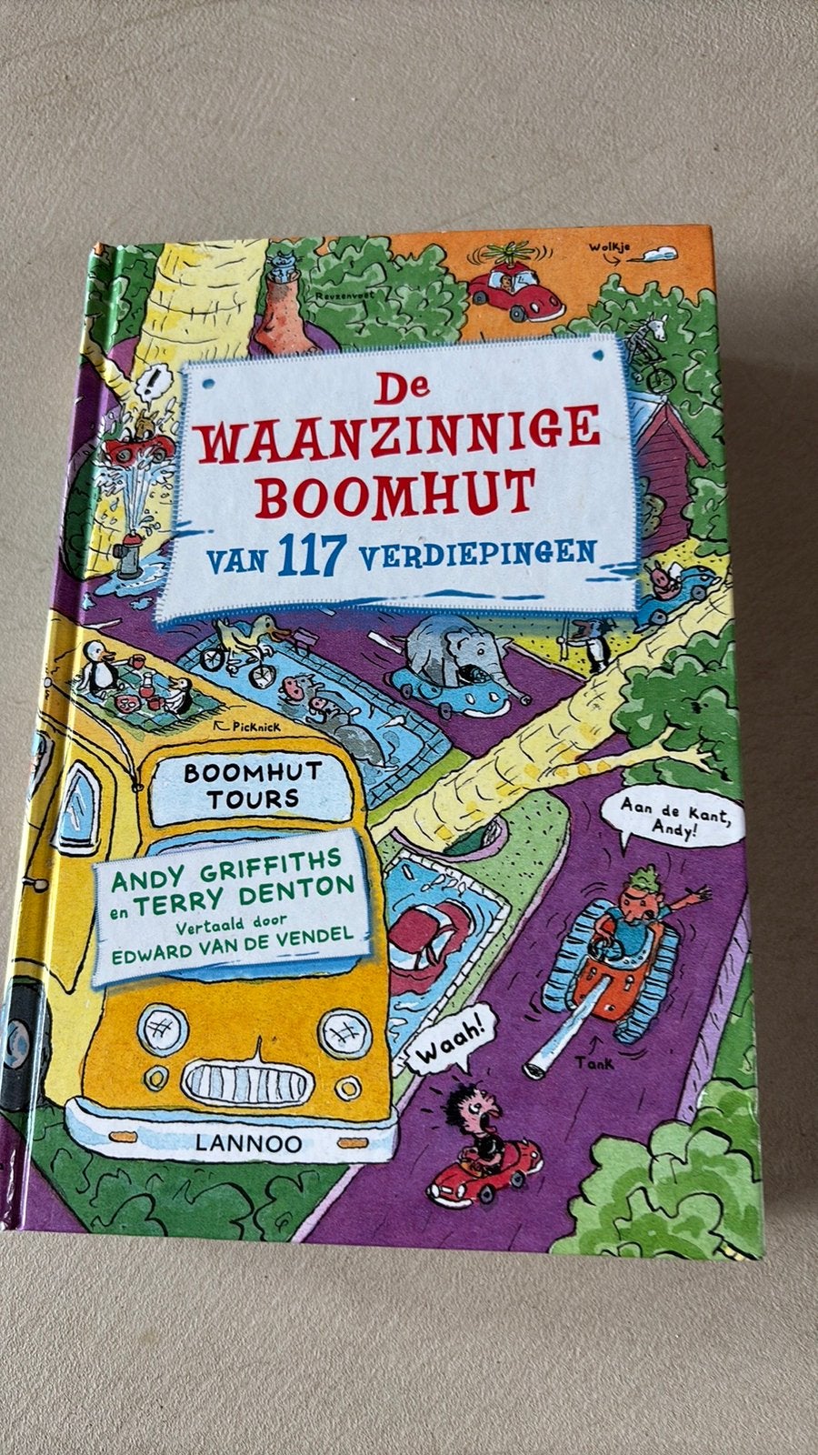 Terry Denton - De waanzinnige boomhut van 117 verdiepingen, Ophalen, Terry Denton; Andy Griffiths, Fictie algemeen, Zo goed als nieuw