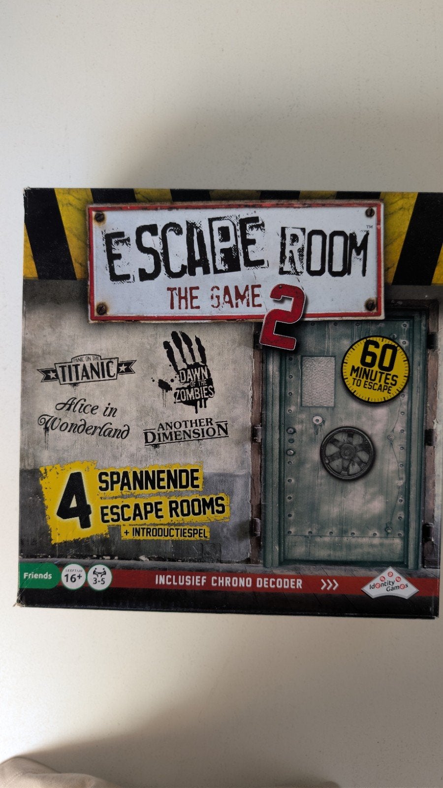Escape Room The Game 2 - 4 spannende avonturen, Vijf spelers of meer, Ophalen of Verzenden, Zo goed als nieuw, Identity Games