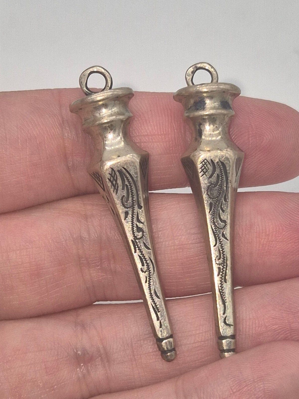 2 Oude Breipendoppen 835 Zilver, Verzenden, Zilver