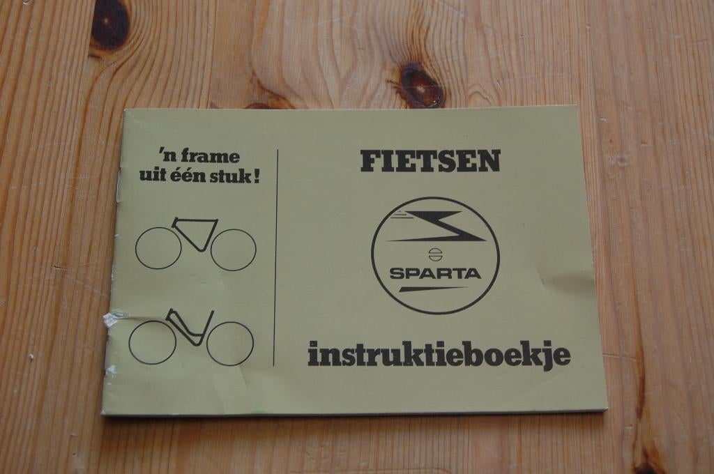 Sparta fietsen instruktieboekje, Ophalen of Verzenden, Zo goed als nieuw