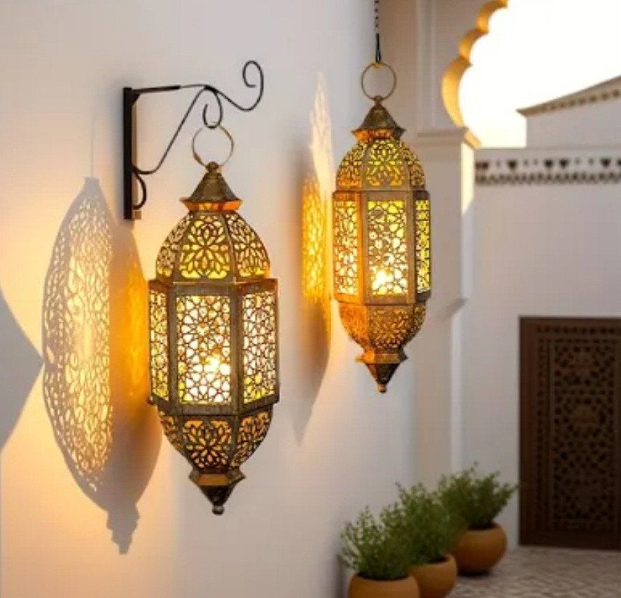 Oosterse muurlampen, Huis en Inrichting, Ophalen of Verzenden, Zo goed als nieuw, Minder dan 50 cm
