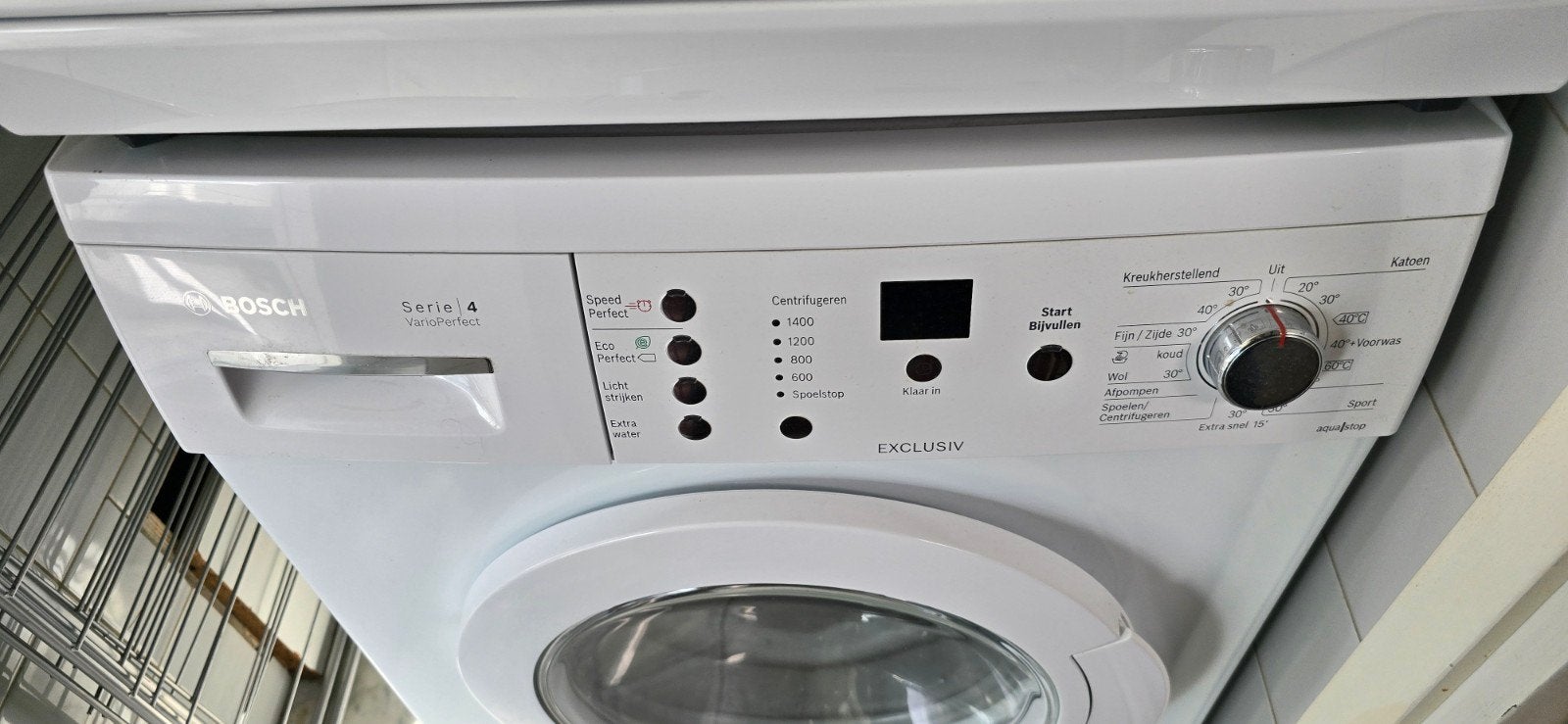 Bosch Serie 4 VarioPerfect Wasmachine - Exclusiv, Ophalen, Zo goed als nieuw, Voorlader, Kort programma