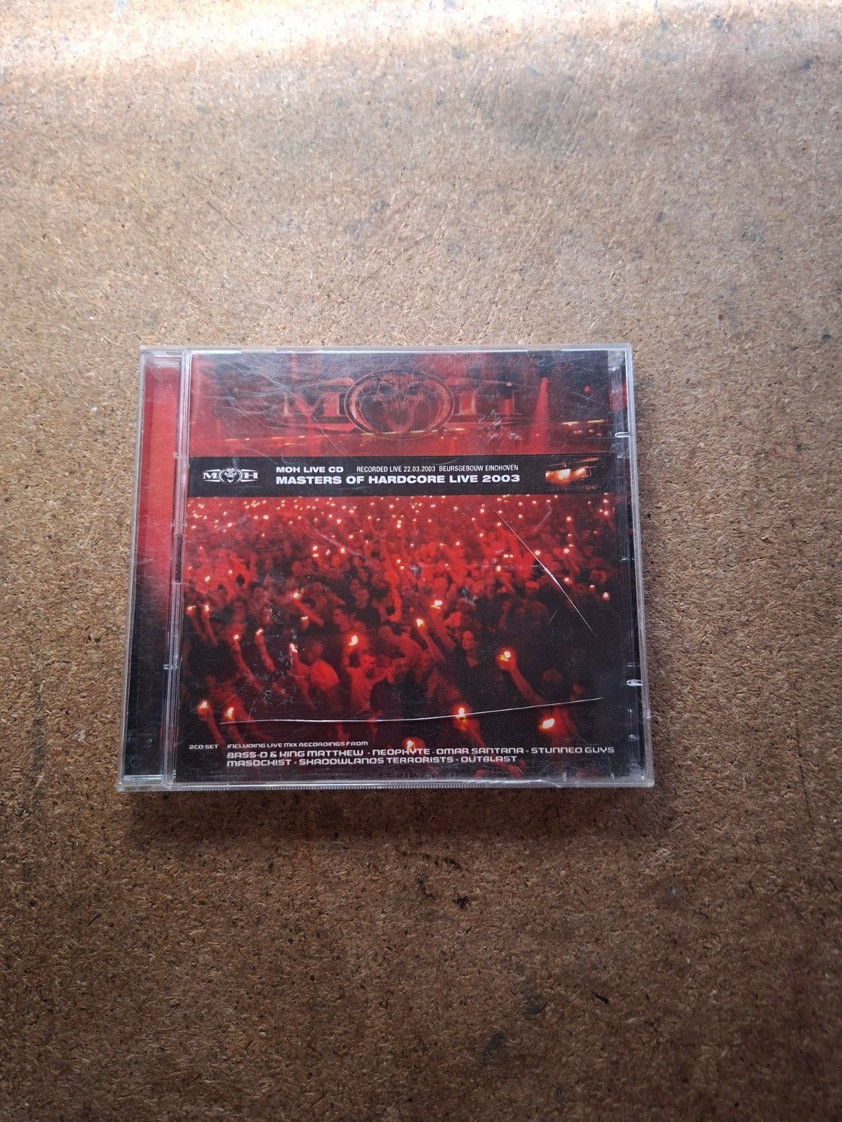 MOH Masters of Hardcore Live 2003 CD - Hardcore Dance, Cd's en Dvd's, Ophalen of Verzenden, Gebruikt, Hardcore, Live-album
