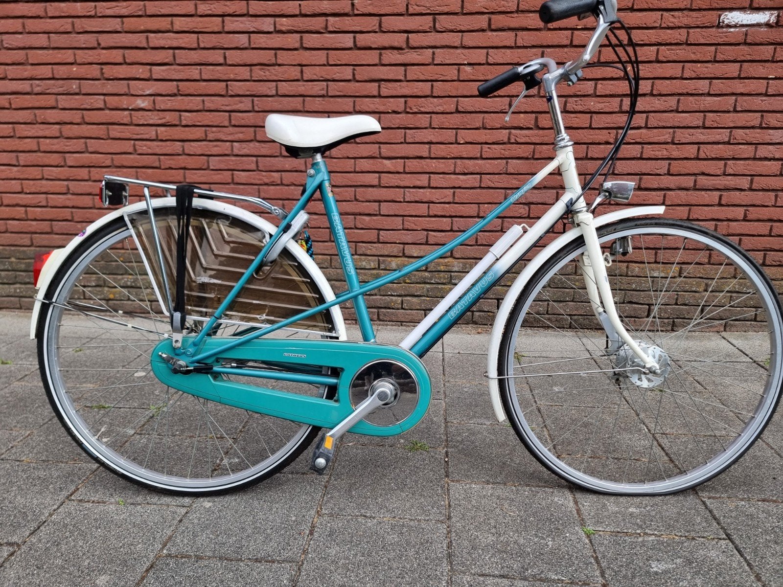 Blauwe vintage Batavus fiets, Ophalen, Minder dan 10 versnellingen, Gebruikt, Staal