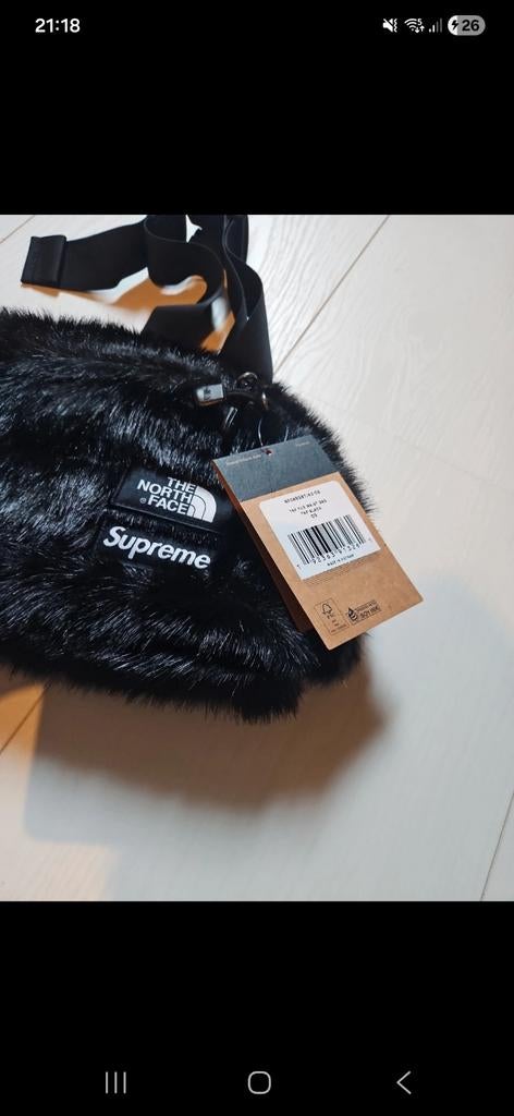 Supreme x The North Face Heuptas Zwart Bont, Sieraden, Tassen en Uiterlijk, Tassen | Rugtassen, Ophalen of Verzenden, Nieuw, Overige merken