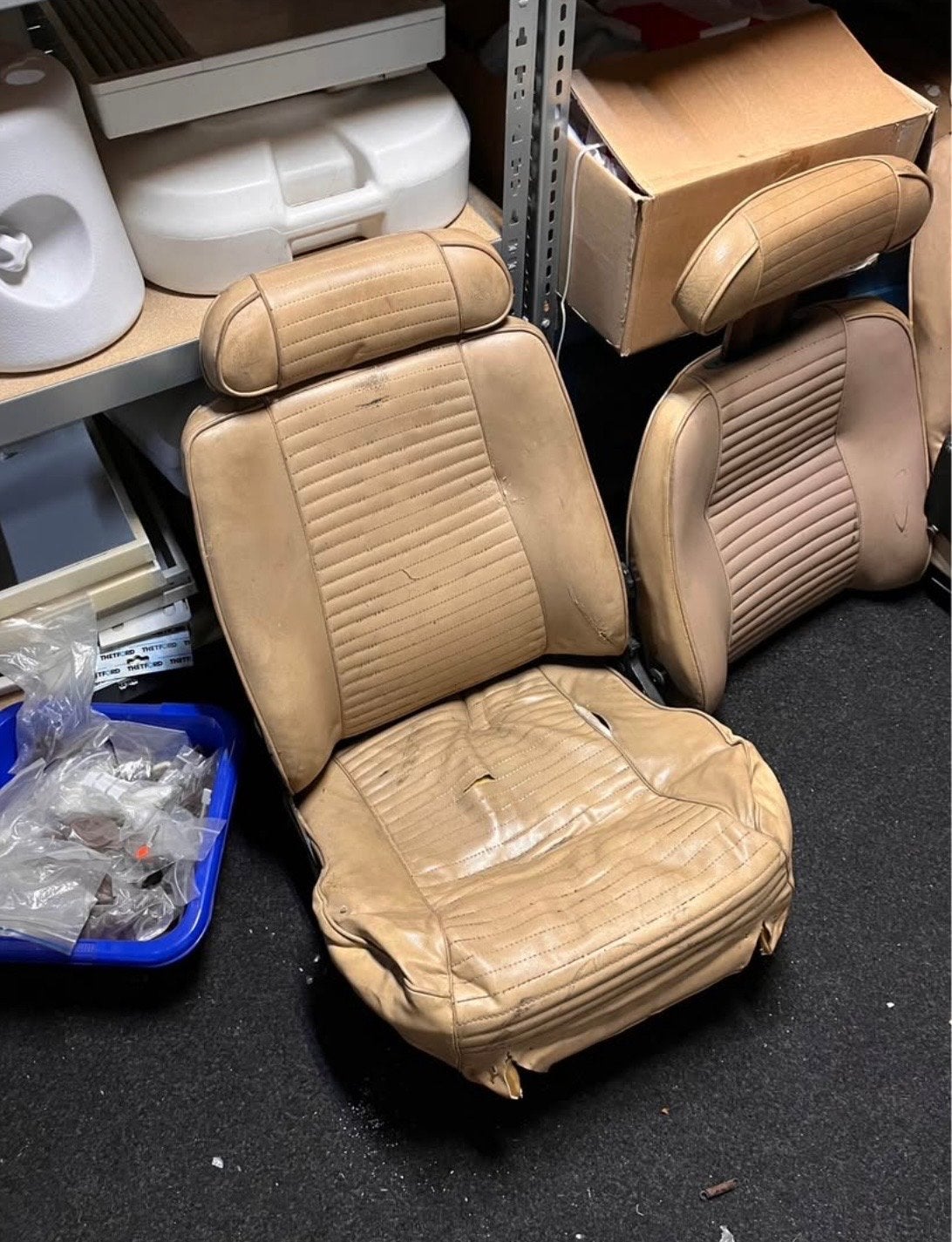 Stoelen Alfa Romeo GTV Bertone - Beige Interieur, Auto-onderdelen, Interieur en Bekleding, Ophalen, Gebruikt, Alfa Romeo