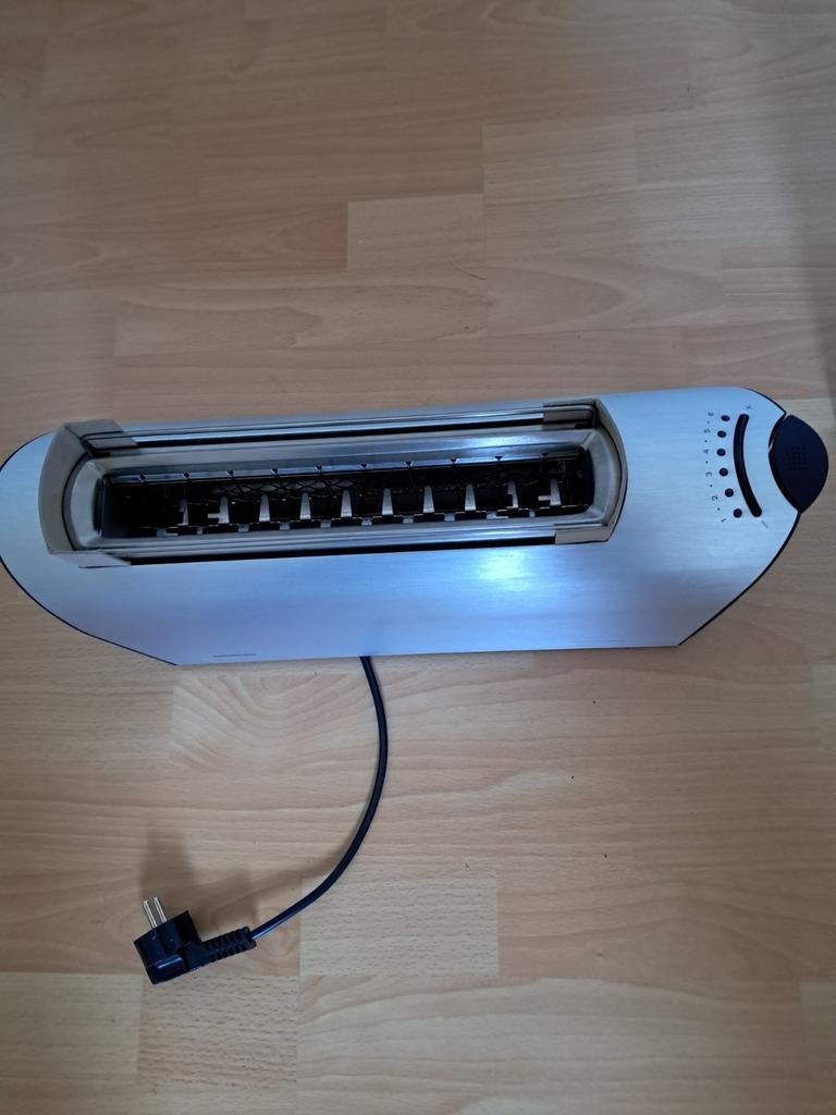 Nieuwe Siemens broodrooster RVS met blauw - Ophalen, Witgoed en Apparatuur, Broodroosters, Ophalen of Verzenden, Nieuw