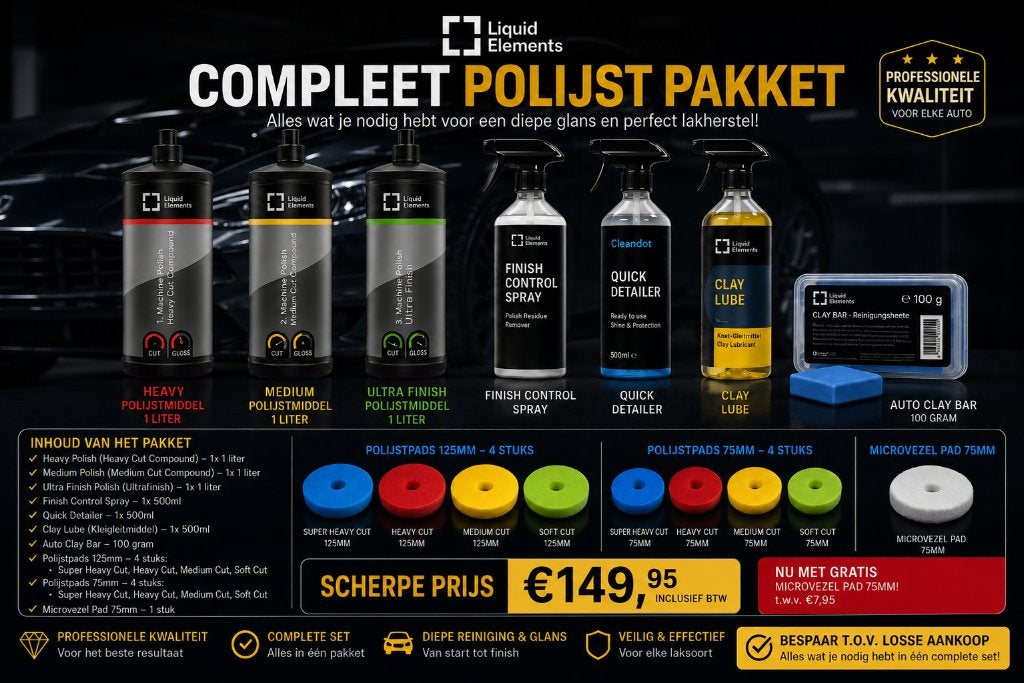 Complete Liquid Elements Polijst Set, Ophalen of Verzenden