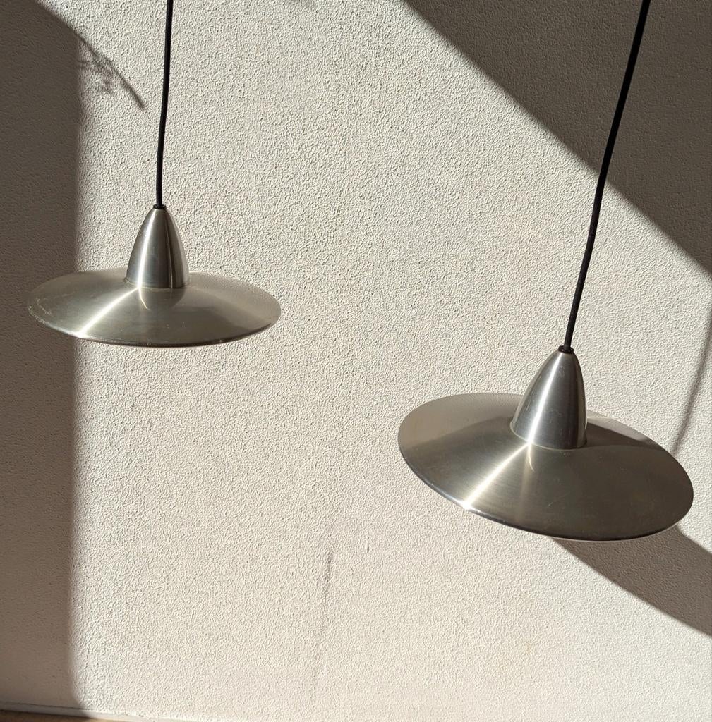 Hala Zeist UFO hanglamp space age / pendant lamp, Gebruikt, 50 tot 75 cm, Mid century space age 1970, Ophalen of Verzenden