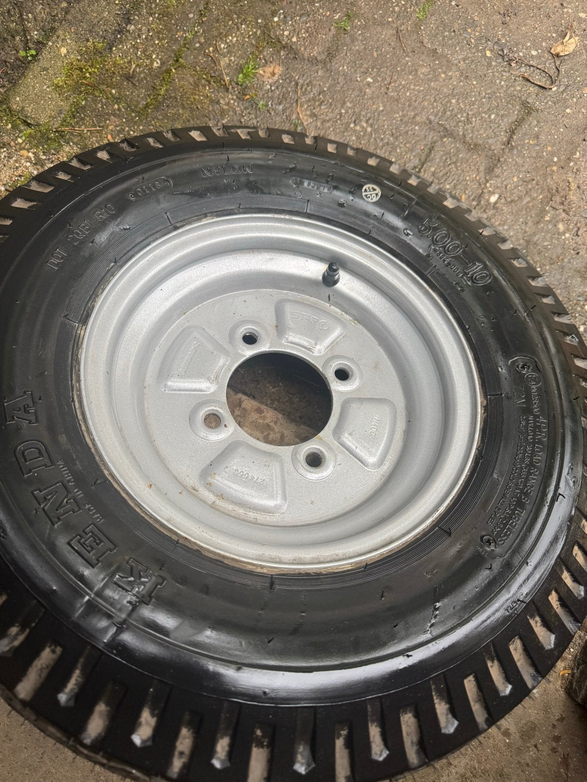 Jamet reservewiel, Ophalen, Gebruikt