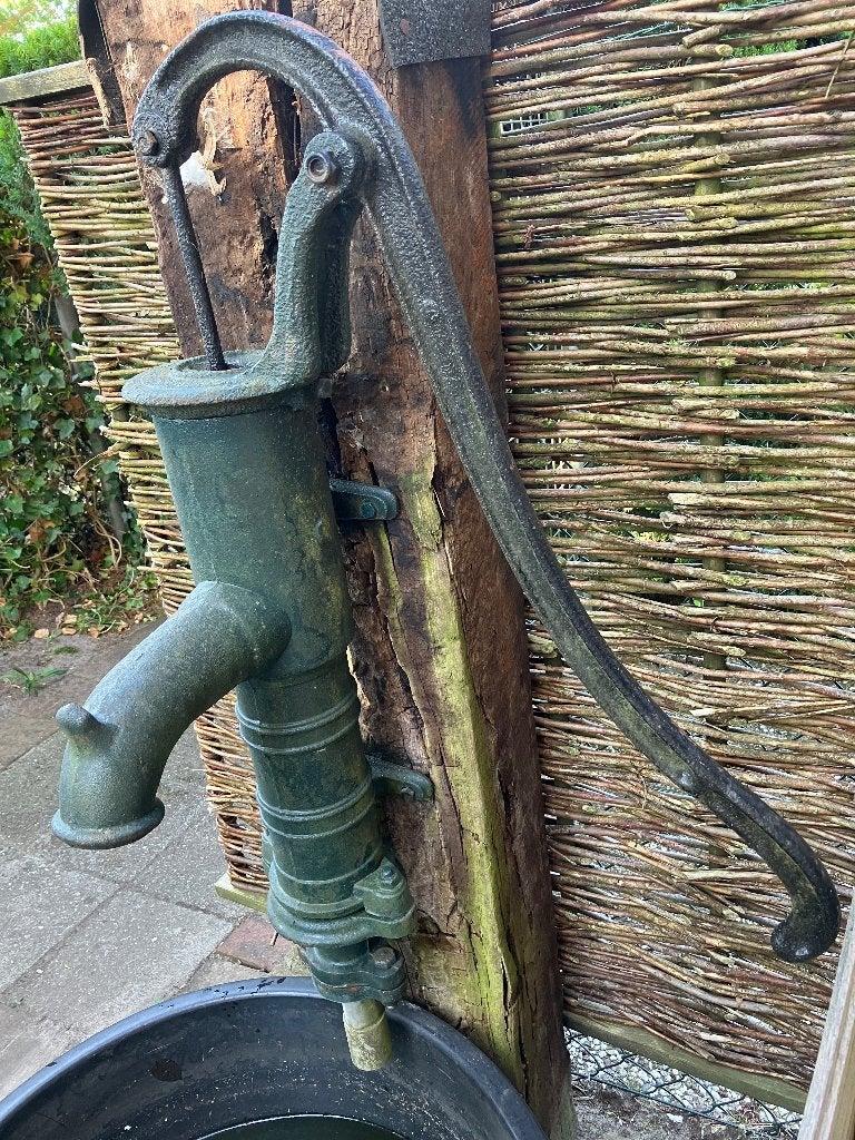 ANTIEKE OUDE HAND WATERPOMP, Ophalen, Gebruikt, Handmatig, Overige typen