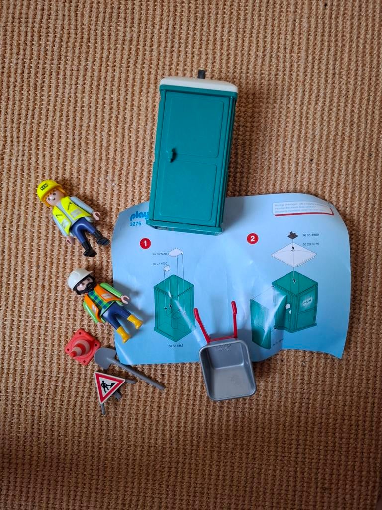 Playmobil Bouwplaats Set met Werkers en Accessoires, Kinderen en Baby's, Speelgoed | Playmobil, Ophalen of Verzenden, Gebruikt