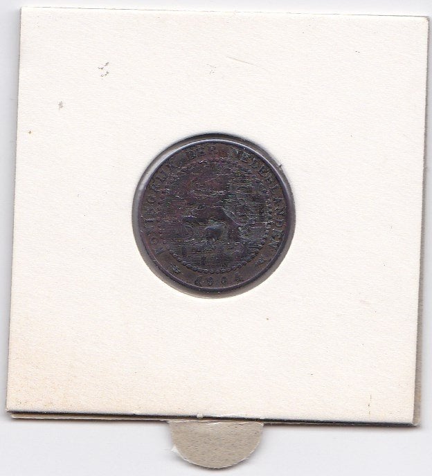 Wilhelmina cent 1904, Ophalen of Verzenden, Koningin Wilhelmina, 1 cent, Losse munt