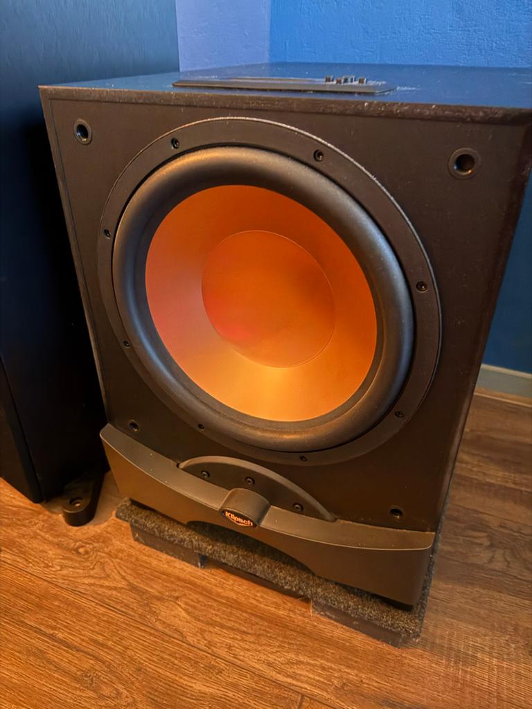 Klipsch RW-12 D subwoofer met QED kabel en originele doos