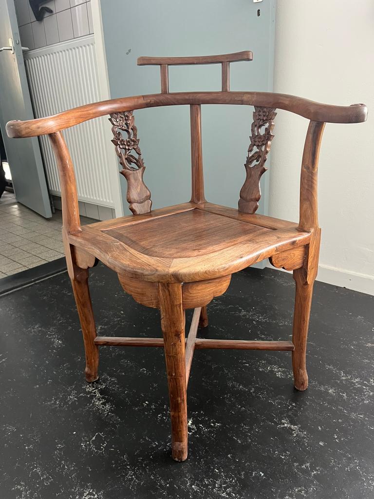 Chinese hoekstoel, Antiek en Kunst, Ophalen