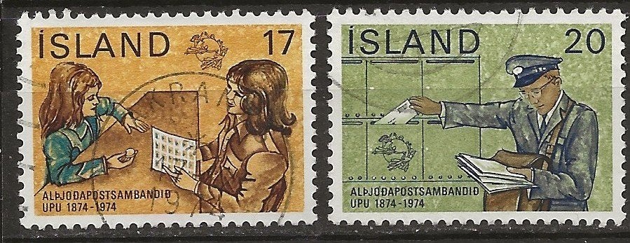 IJsland, Postzegels en Munten, Ophalen of Verzenden, IJsland, Gestempeld
