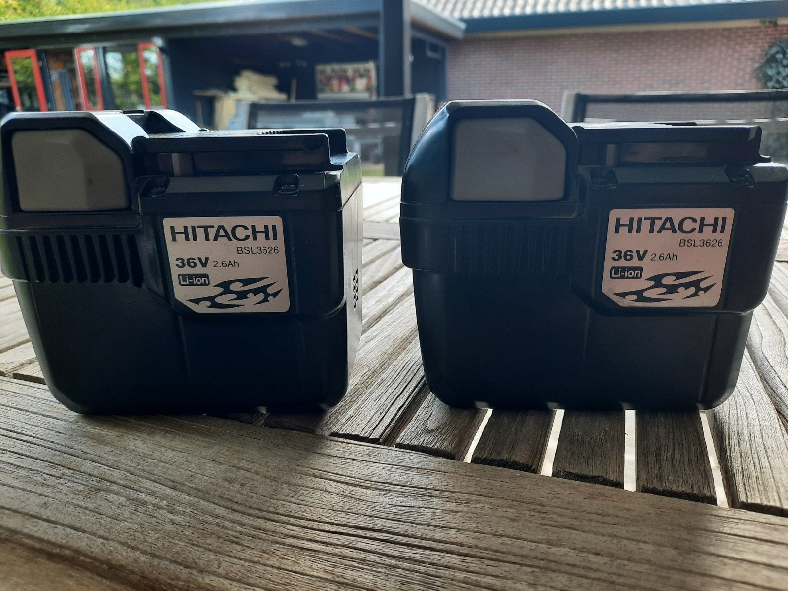 Hitachi accu's BSL3626, Ophalen of Verzenden, Gebruikt, Oplaadbaar