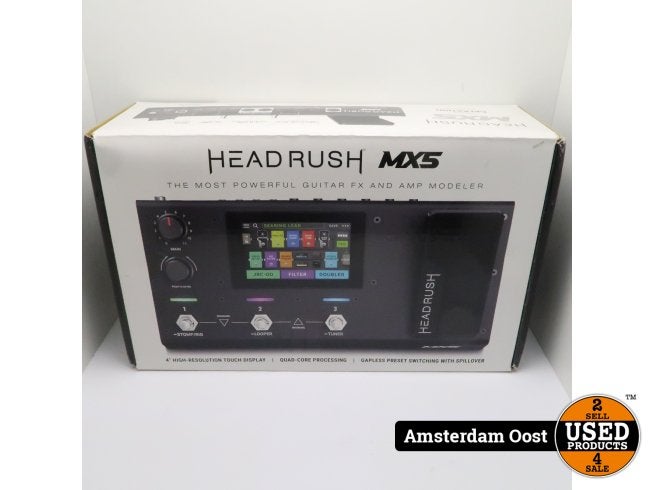 Headrush MX5 Guitar FX Modeler | In Nette Staat, Muziek en Instrumenten, Effecten, Flex Ltd., Zo goed als nieuw, https://flex.com/contact-us