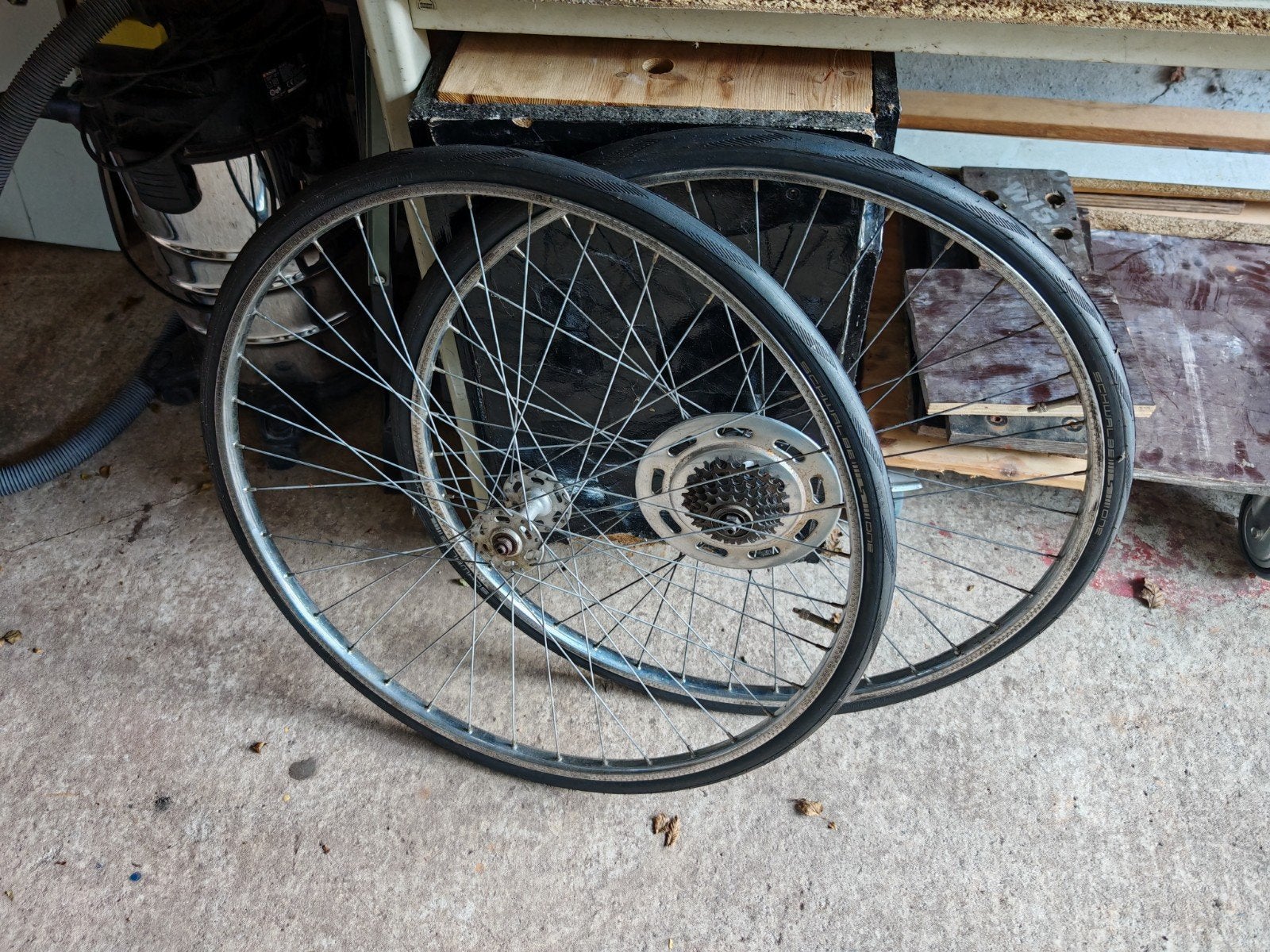 Racefiets wielen vintage, Ophalen of Verzenden, Gebruikt, Racefiets, Staal