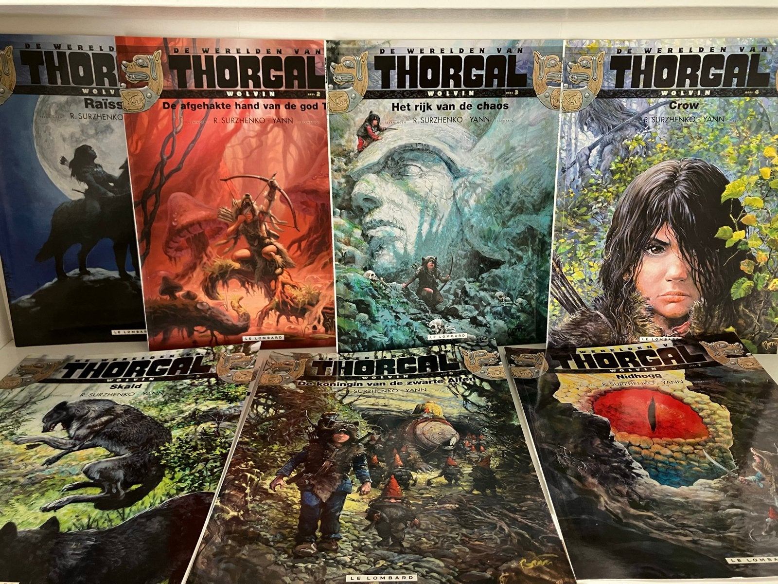 Thorgal de werelden 21 delen en Saga., Meerdere stripboeken, Ophalen, Zo goed als nieuw