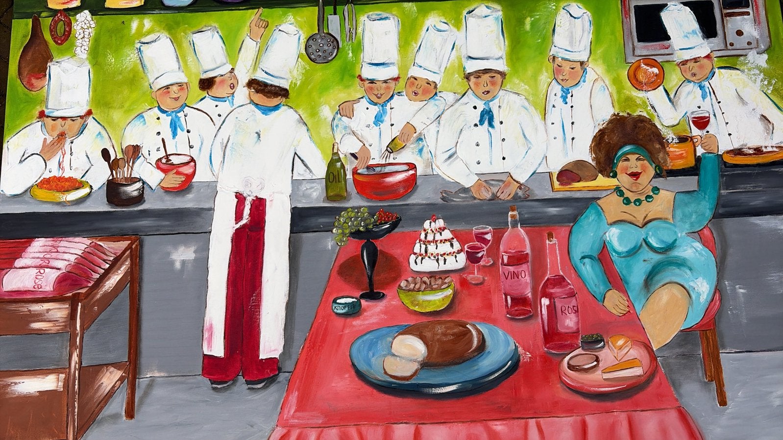 Te koop schattug schilderij, Ophalen of Verzenden, Zo goed als nieuw
